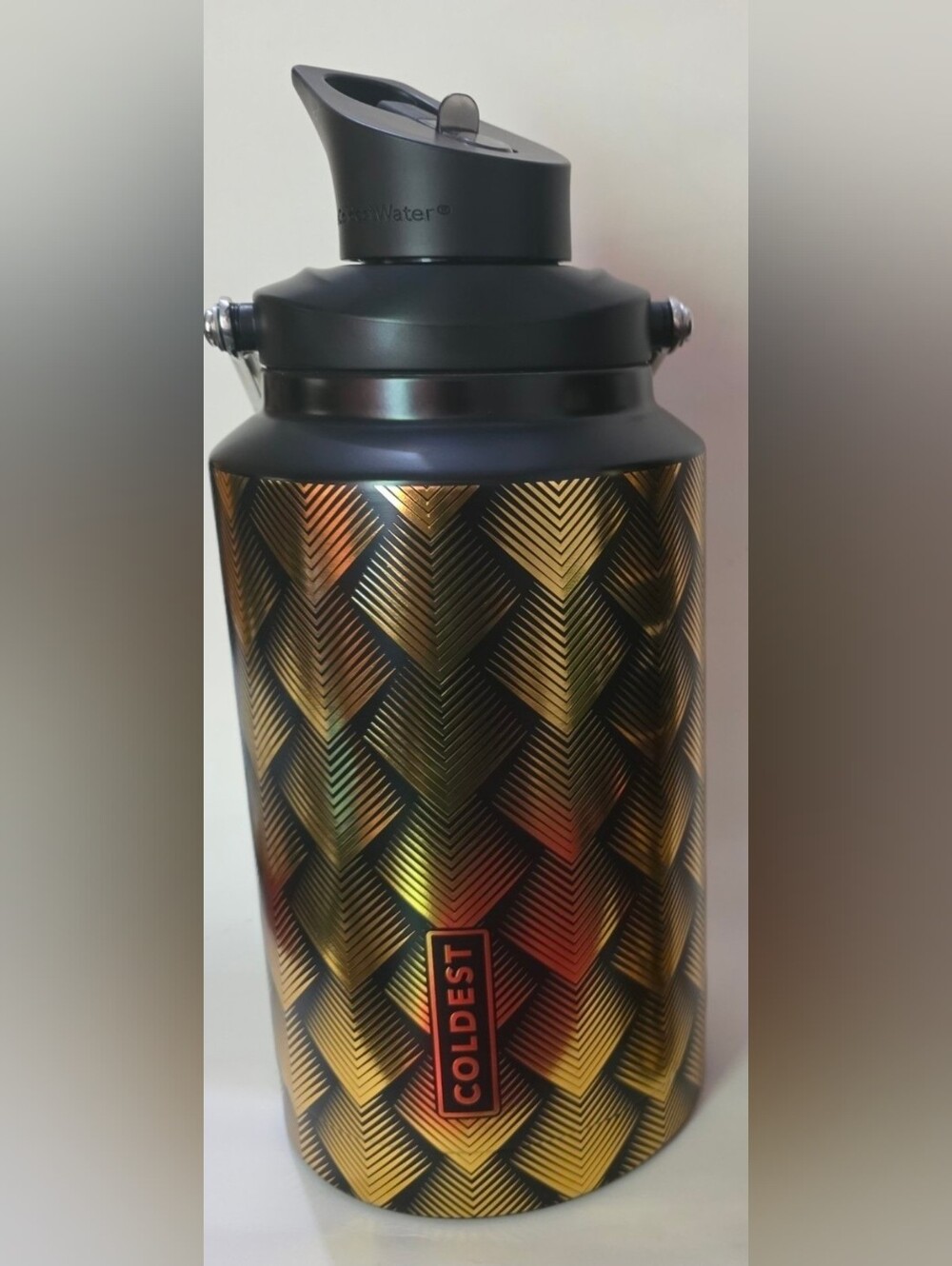 128oz Coldest Growler Insulated Water Bottle - Gold Dragon